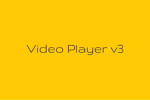 Video Player v3