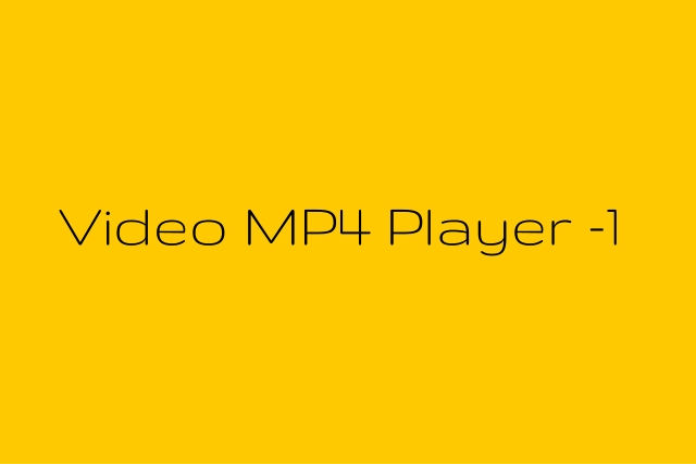 Video MP4 Player -1