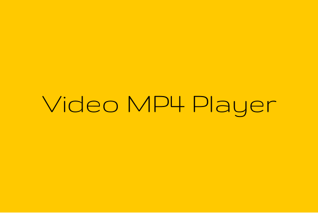Video MP4 Player